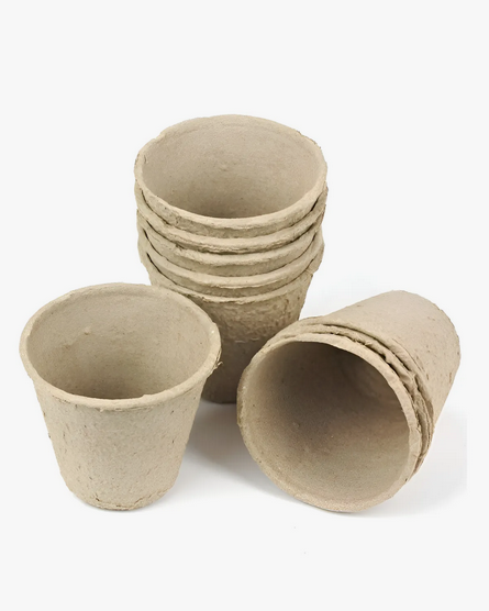 Macetas de cartón biodegradables