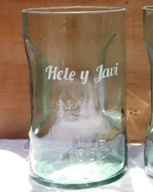 Objetos útiles a partir de botellas de vidrio